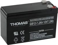 Аккумулятор для ИБП Thomas GB 12-7.2 12V 7.2Ah