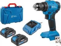 Дрель-шуруповерт Bull SR 1803 1329602 (с 2-мя АКБ, кейс)