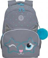 Школьный рюкзак Grizzly RG-460-6 (серый)