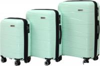 Комплект чемоданов Pride РР-201 (3шт, мятный)