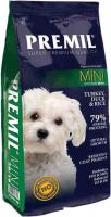 Сухой корм для собак Premil Mini Super Premium для щенков и взрослых собак мал. и ср. пород 15 кг
