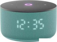 Умная колонка Яндекс Станция Мини 3 с часами (бирюзовый)