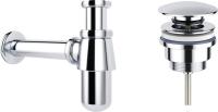 Сифон Wellsee Drainage System 182103003 (сифон, донный клапан, хром)