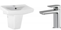 Умывальник Cersanit Carina 55В S-UM-CAR55/1 + 63063
