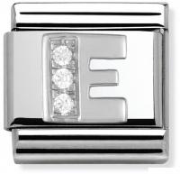 Звено для браслета NominatioN Буква E 330301/05