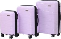 Комплект чемоданов Pride РР-201 (3шт, сиреневый)