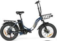 Электровелосипед SameBike City Master Fat (синий)