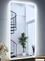 Зеркало с подсветкой  eMZe Smartphone 50x100 LED.UV.SMART.50.100.BEL (белый с УФ-окантовкой и подсве