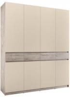 Шкаф распашной ЭлиГард Locarno 4 (дуб монтерей/персидский жемчуг)