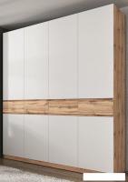 Шкаф распашной ЭлиГард Locarno 4 (дуб натуральный/белый)