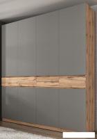 Шкаф распашной ЭлиГард Locarno 4 (дуб натуральный/дымчатый алмаз)