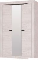 Шкаф распашной BTS Леонардо ШК-35 (бетон пайн светлый/графит)
