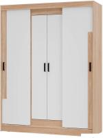 Шкаф-купе BTS Смарт ШКК-06 (дуб сонома/белый)