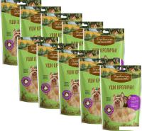 Лакомство для собак Деревенские лакомства Уши кроличьи 10x15 г