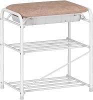 Полка для обуви ЗМИ Альфа 13 с сиденьем и ящиком ПДО А13СЯ (белый)