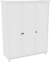 Шкаф распашной ММЦ Вествик 30 (белый лак)