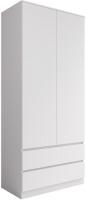 Шкаф распашной ДСВ Мори МШ 900.2 (белый)