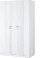 Шкаф распашной Аквилон Санти №25 (белое сияние)