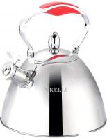 Чайник со свистком KELLI KL-4343 (красный)