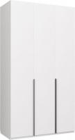 Шкаф распашной Аквилон Чарли №25 3-х створчатый (белое сияние)