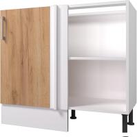 Шкаф напольный Горизонт Европа угловой (золотой крафт)