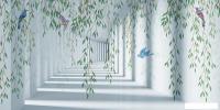 Фотообои Citydecor Flower tunnel 3D 2 200х140