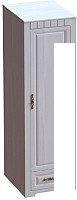 Шкаф распашной Мебельград Прованс платяной 60.2x59x197 (бодега белая/платина премиум)
