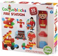 Конструктор Dede Кактус-блоки. Пожарные 03308