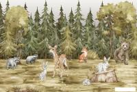 Фотообои Vimala Животные в лесу 2 270x400