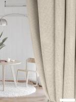 Комплект штор Soft Lines Рогожка димаут 2226-2 (200x240, молочный)