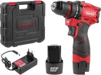 Дрель-шуруповерт Wortex BD 1220 DLi 1333699 (с 2-мя АКБ, кейс)