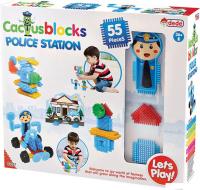 Конструктор Dede Кактус-блоки. Полиция 03307