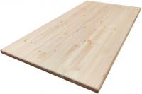 Столешница Альфалес Прямоугольная 600x1200x28 мм (сорт АВ, хвоя)