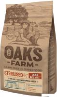 Сухой корм для кошек Oak's Farm Беззерновой для взрослых стерилизованных кошек с ягненном 6 кг