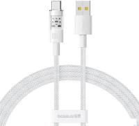 Кабель Baseus Gem Fast-Charging USB Type-A - USB Type-C (1 м, белый)