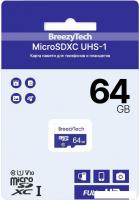 Карта памяти BreezyTech microSDXC Class 10 64GB (без адаптера)