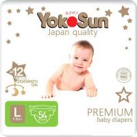 Подгузники YokoSun Premium L 9-13 кг (54 шт)