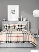 Постельное белье Samsara Burberry 1.5сп (простыня на резинке)