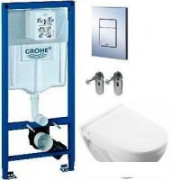 Унитаз подвесной Sanita 38772001 + ATCSLWH0104