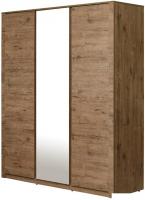 Шкаф распашной Рэйгрупп Bromo 01.02 ДЗД 166x198x55 ШР 01.02 VL (дуб веллингтон)