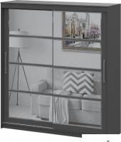 Шкаф-купе NN мебель К ШКП 3 2.0 Макс (графит серый)