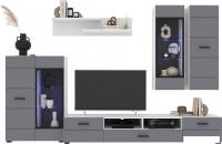 Горка Интерлиния Neo-2 с подсветкой (серый/белый)