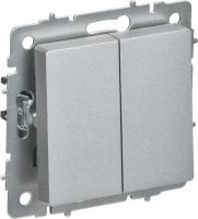 Выключатель перекрестный IEK Brite BR-V23-0-10-K47 (алюминий)