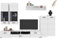 Горка Интерлиния Neo-1 без подсветки (белая шагрень/белый)