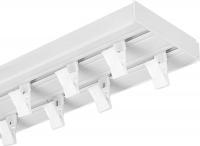 Карниз для штор СинДекор 2-рядный С прищепкой (3.0м)