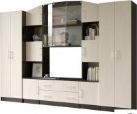 Стенка Евва Престиж АЭП Ш1.01 (венге/бодега)