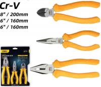 Набор пассатижей Deli DL2008C-3 (3 предмета)