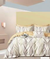 Постельное белье Реноме Евро Темно-синяя коллекция ПП 7423 (сатин)