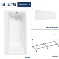 Ванна Lauter Seraphina 160x80 2112160R (с каркасом и лицевым экраном)