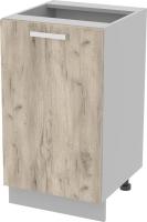 Шкаф напольный Интерлиния Компо НШ45р-1дв (дуб серый)